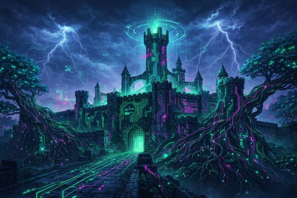 Paranor Media Room — public content library and discovery, editorial illustration